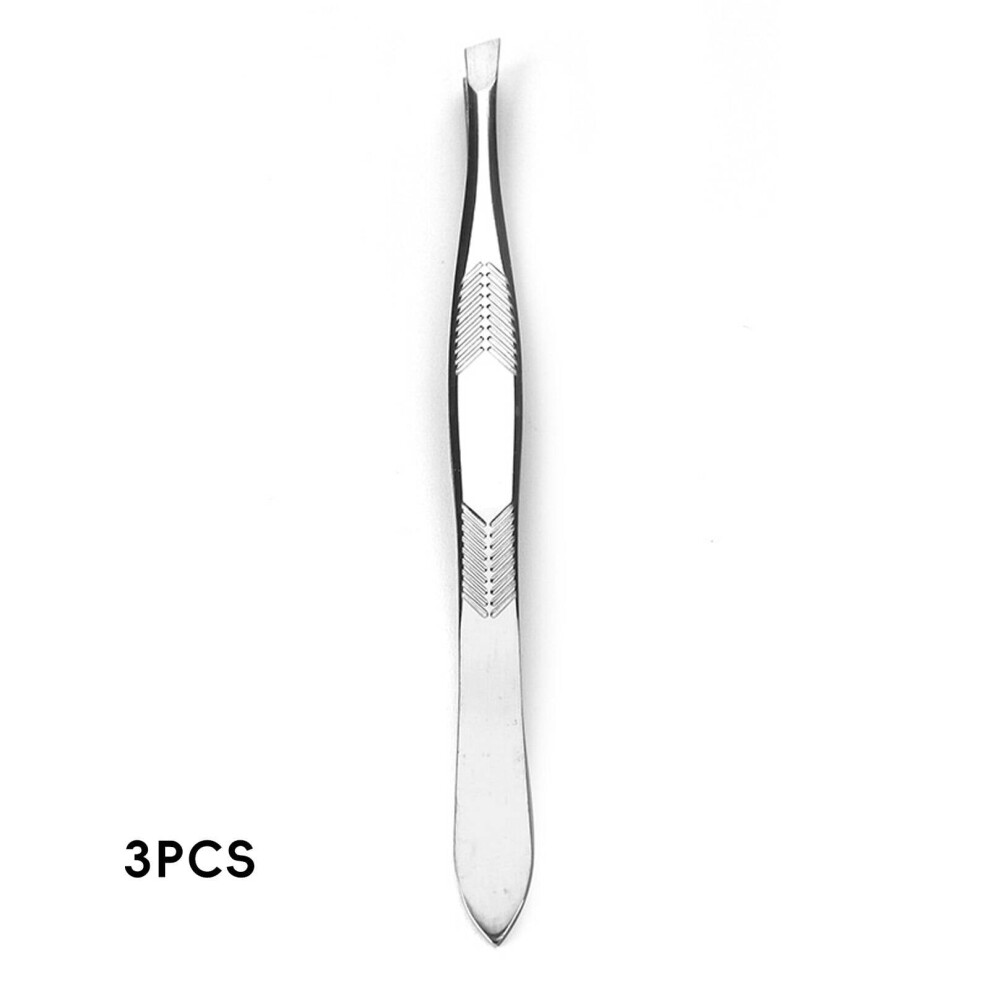 3Pcs Tweezers,Precision Clamping Tweezer,Non-Slip Grip Beauty Tool Lash Extension Tweezers,Style1