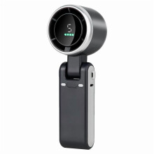 Portable 3-in-1 Neck Fan, 15000 RPM, 5-Speed USB Rechargeable (3600mAh/8H), Foldable for Travel/Home/Office – Black
