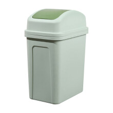 5.5L Bathroom Trash Can with Lid – Plastic Dog-Proof Waste Basket for Office, Kitchen, Bedroom, Dorm & Outdoor – Compatible with Standard Bags