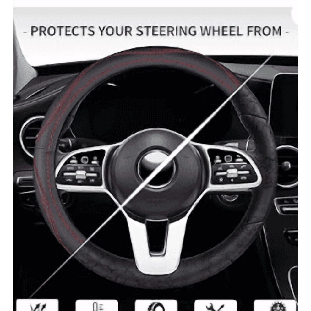 Finger Cuff,Elastic Fiber Steering Wheel Cover Without Inner Ring Non Model In All In Border E Commerce 9353595550292