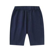 AWZXDE Boys Cotton Cargo Shorts For Boys 7 Inch Inseam Casual Loose Fit Summer Shorts Comfortable Fashionable Blue,6-7 Years