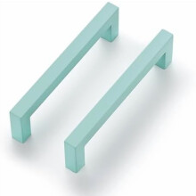 Kitchen Cabinet Handles Square Green 5 Inch 1 Pack