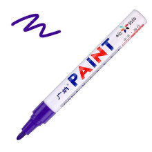 1Pc Waterproof Permanent Paint Marker Pen for Car Tires, Rubber, Metal - Versatile Colors for Durable Marking and Decoration