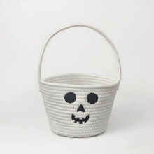 Halloween Pumpkin Treat Basket for Kids, Empty
