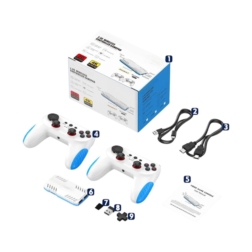 Player Link Wireless Tv Game Console System With Interactive Controllers For Family Entertainment 9496895146663