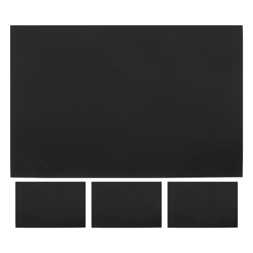 4Pièces Aluminium Noires Pour DIY Gravure Détaillée