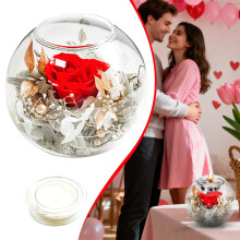DIY Scented Arrangements Candle Holders Candlesticks Glass Cups Empty Cups Preserved Flower Materials Jelly Containers Craft Material Set