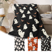 Halloween Throw Blanket Ultra-Soft Fleece 300GSM