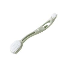 Double Multifunctional Shoe Cleaning Brush Light Green for Home Use Shoes Clothes Tiles and Bathtubs Handle for Comfort
