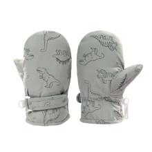 AWZXDE Adorable Winter Mittens for Toddlers and Babies with Prints for Boys and Girls Grey,4-10 Years