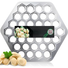 Russian Pelmeni Maker Mold, Metal Ravioli Dumpling Mold Press, Siberian Meat Dumpling Maker Machine, Pasta Ravioli Cutter Mold for Homemade Dumplings