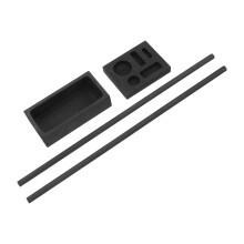 1Ensemble Moule Graphite Avec Tiges Anti-Oxydation Pour Métaux