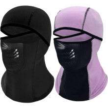 Breathable Kids Balaclava Ski Mask (2 Pack), Fleece Winter Face Mask for Cold Weather Boys Girls - Children Windproof Hat
