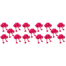 15Pièces Marionnettes À Autruche Rose Jouet Enfant