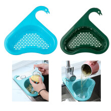 2PC Multifunctional Hanging Filterrack Sink Filter Basket Triangular Swan Basket