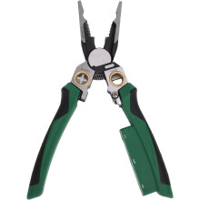 8-in-1 Wire Stripper & Crimper with Voltage Tester, Compatible with Copper/Aluminum/Steel Wires