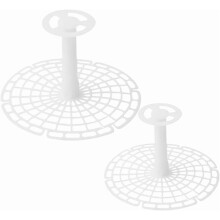 2pcs Pickle Jar Press Plate Fermenting Jar Helper Practical Press Supply Fixing Plate Plastic Fermenting Jar Pickle Fixer Kitchen Gadgets White