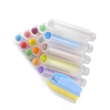 15Pcs Colored Sidewalk Chalk with Chalk Holder Whiteboard Eraser