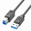 USB 3.0 A auf B Kabel (5 Gbit/s) für Drucker, Scanner und Festplatte 1