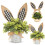 Bohemian Rabbit Ear Rattan Decor | Easter Home Accent 1