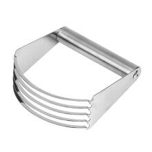 Pekkaxy Dough Blender, Stainless Steel, Metallic, 4.75 x 4 x 1.75 inches