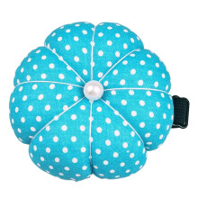 Wrist Pin Cushion Practical Women Pumpkin Pin Cushion Pincushion Pins Holder for Lake Blue