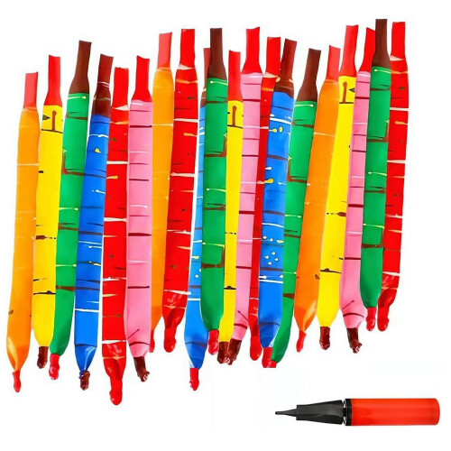 Bunte Party-Tröten, 100er-Packung