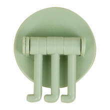 Lot de 2 crochets rotatifs pour porte-serviettes de salle de bain, fixation murale adhésive.