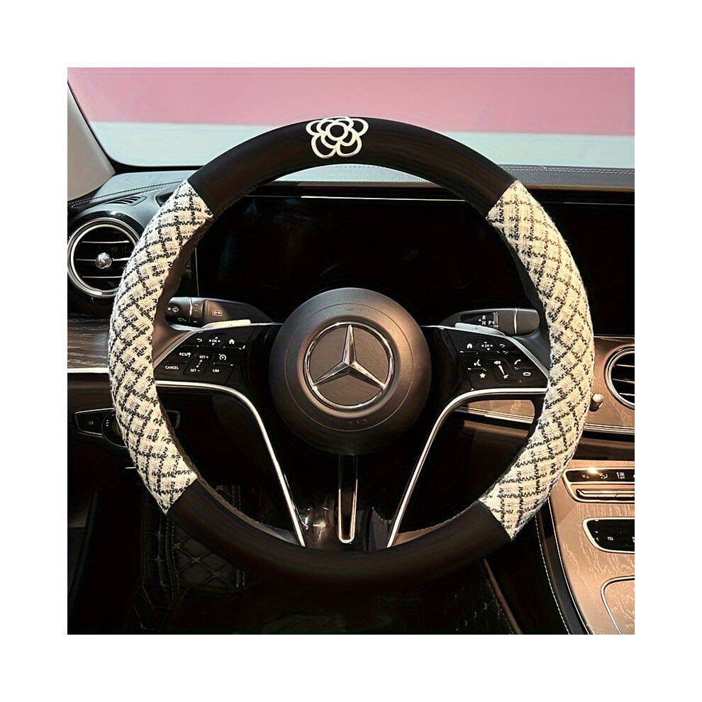 Breathable Linen Steering Wheel Cover Â Sweat-Absorbing, Anti-Slip, Universal Fit, Washable & Durable 9448990580507