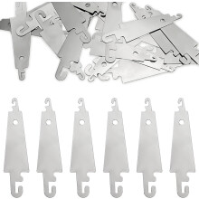 Pekkaxy Needle Threaders 30-Pack Stainless Steel Tools for Hand Sewing, Cross Stitch, Embroidery, Knitting, Quilting & Crafts