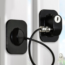 (Black) Cadenas de Sécurité pour Frigo, Portes et Fenêtres
