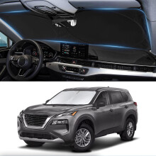 Pare-soleil sur mesure pour pare-brise Hyundai Santa Fe 2019-2024 – Isolation thermique et ventilation, compatible avec Santa Fe