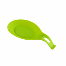Kitchen Silicone Spoon Holder Green