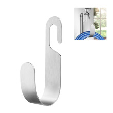 Hose Holder, Heavy Duty Hose Hanger, Hanging Stainless Steel Wall Mount Garden Hose Holder for Water Hose, Extension Cords