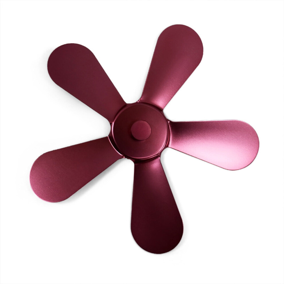 Aluminum Fan Blades 5 Blade For Heat Powered Wood Stove Fan Wood Log Burner Fireplace Friendly Fan-image-OPC-PS85WWG-NEW