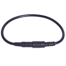 6,3 x 3,0 mm mannelijke naar vrouwelijke voedingskabel, verlengkabel voor het opladen van laptops, 30 cm, ondersteunt opladen tot 120 W.