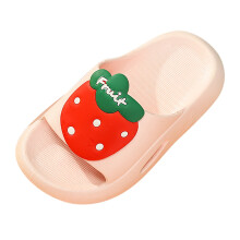 AWZXDE Home Slippers For Children Kids Fruit Cartoon Soft Sole Summer Comfortable Cute Slippers Girls Sandals For Indoor Use