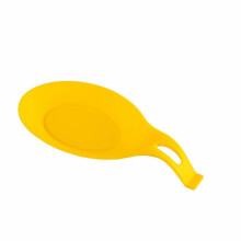 Kitchen Silicone Spoon Holder Yellow