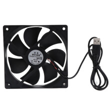 Gehäuselüfter mit porösem Lager, 120 x 120 x 25 mm, 5 V, USB, für Desktop-PCs