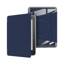 Étui antichoc avec coque détachable en acrylique et étui en cuir PU pour KPW6/2024/2022/KPW5/KPW4/Édition Jeunesse