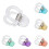 Kleurrijke plastic bindclips (6 stuks) 1
