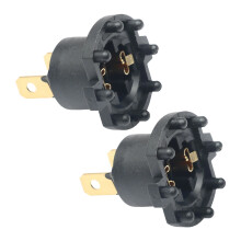 2x Front Headlight Connector Socket Headlight Socket Bulb Socket for Honda
