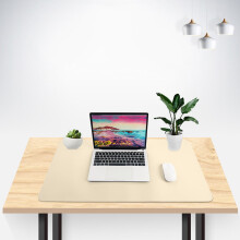 under $5 Desk Pad, PU Leather Desk Mat, Waterproof Desktop Blotter Protector, Non-Slip Ultra Thin Large Laptop Keyboard Writing Mat for Office Home