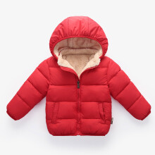 Kleinkindermantel, leichte, wasserabweisende Jacke mit Kapuze, Kinderdaunenjacke, Winterjacken, 2-3 Jahre