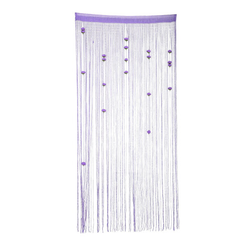 Witspace Door String Curtain, Wall Panel Fringe Window Divider Blind – Decorative Tassel Screen with Silver Thread, Compatible with Home, Patio,