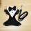 1 σετ μαύρη ζώνη κατοικίδιων Tuxedo με παπιγιόν και λουρί για γάμο και περπάτημα σε 1