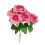 Rosa artificial de seda com haste de 45 cm (17,72 polegadas), 1 unidade. 1