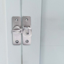 Schuifdeurvergrendelingspen van 90 graden | Veiligheidsclip van aluminiumlegering voor deuren, kasten en meubels | Roestvrij, inclusief