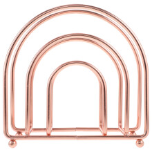Tisch-Serviettenhalter aus roségoldenem Eisen für das Esszimmer (1 Set)