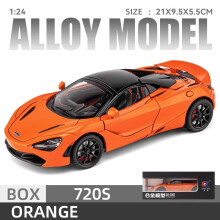 McLaren 720S1: 24 Super Sportwagen mit Sound und Licht, Miniatur-Modellauto aus Metallguss, Geschenk für Freunde, Spielzeug für Kinder, Metall